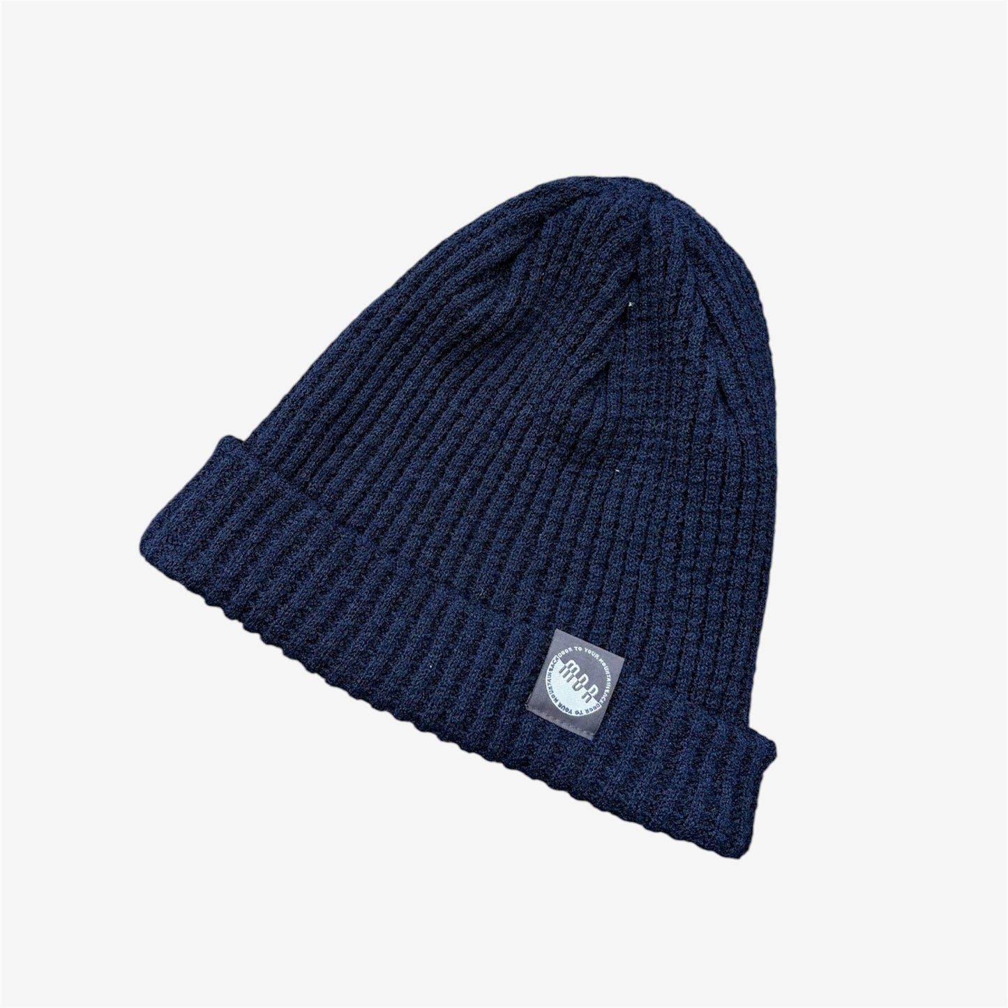 MOUNTDOOR YM Basis Waffle Knit Capの新色ミッドナイトネイビー