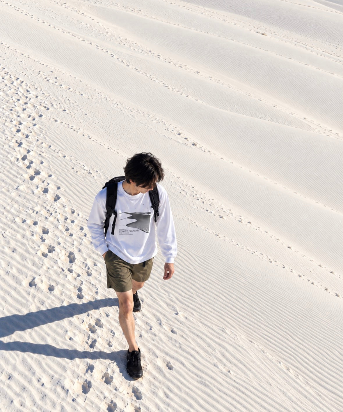 予約オーダー：WHITE SANDS Long Sleeve -DRY-
