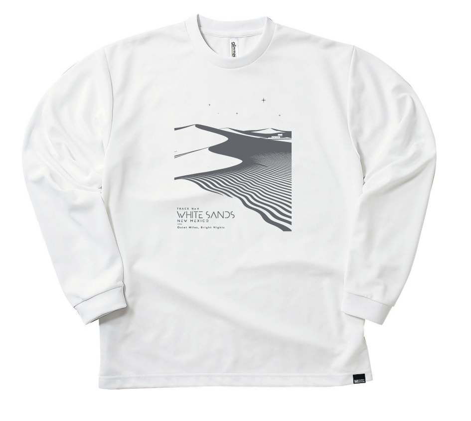 予約オーダー：WHITE SANDS Long Sleeve -DRY-